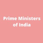 Prime Ministers of India