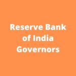 RBI Governors