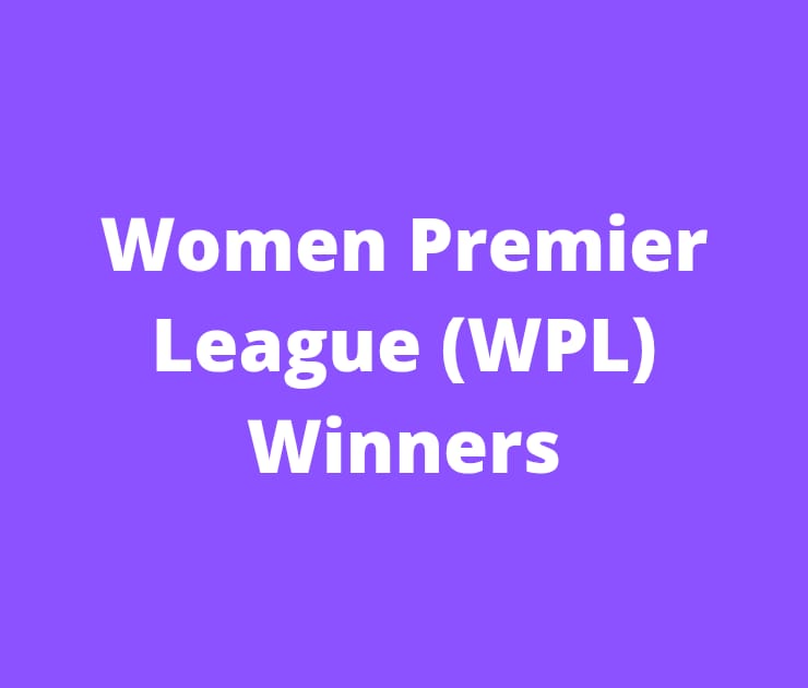 WPL Winners
