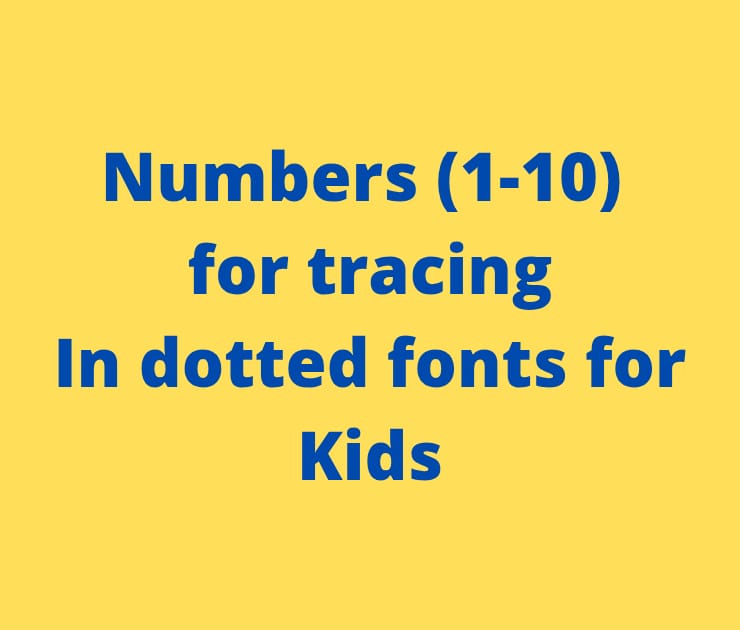 numbers for kids